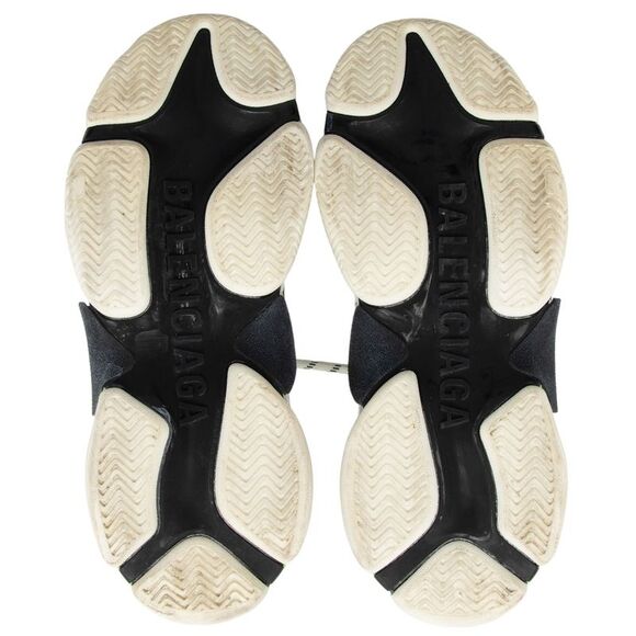 Balenciaga Calfskin Mesh Triple S Sneakers - Size 10 / 40 - Picture 5 of 8